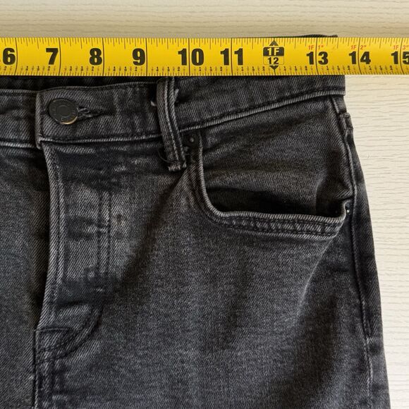 GRLFRND Tatum Mid-Rise Micro Boot Jeans Women Sz. 25 All Night Long Button Fly - Picture 12 of 16